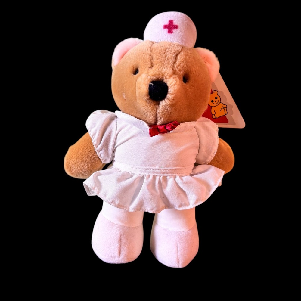 Vintage Dakin Nancy Bear‎ Nurse Plush NWT Gifts With Character Retired